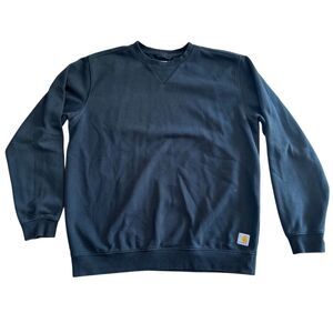 Carhartt Loose Fit Crewneck Sweatshirt Black Men's Size Large